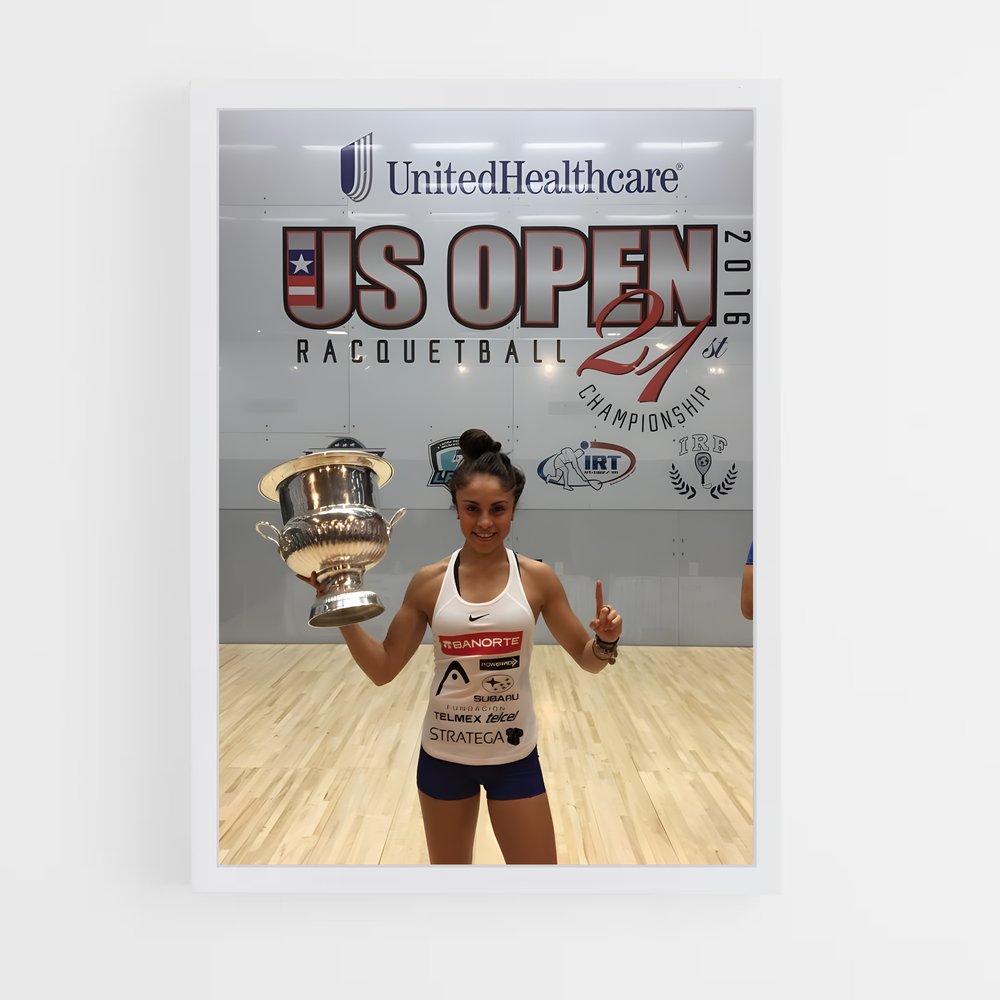 Poster Paola longoria – affiche Racquetball (vue 3)